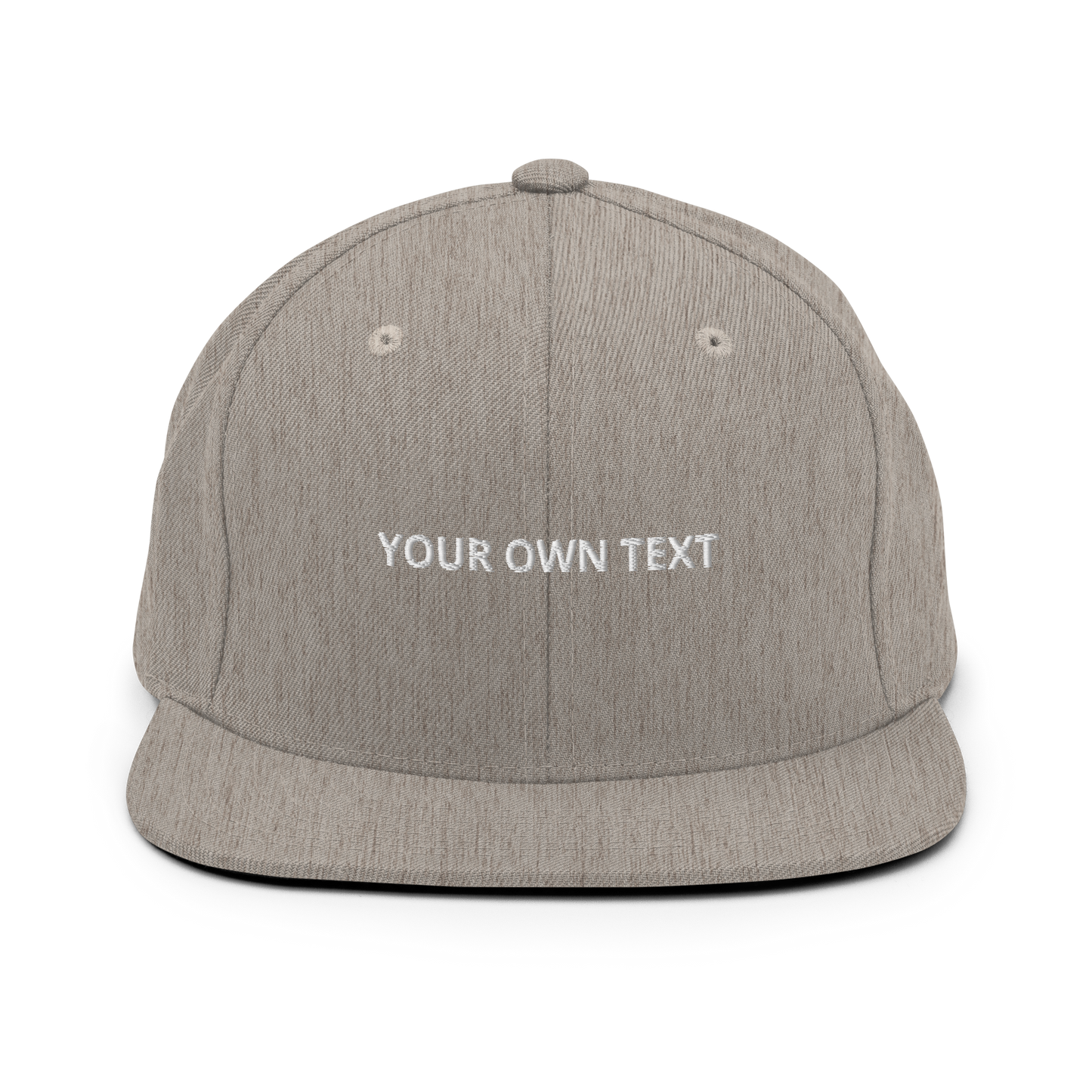 Your Own Text - Snapback Hat