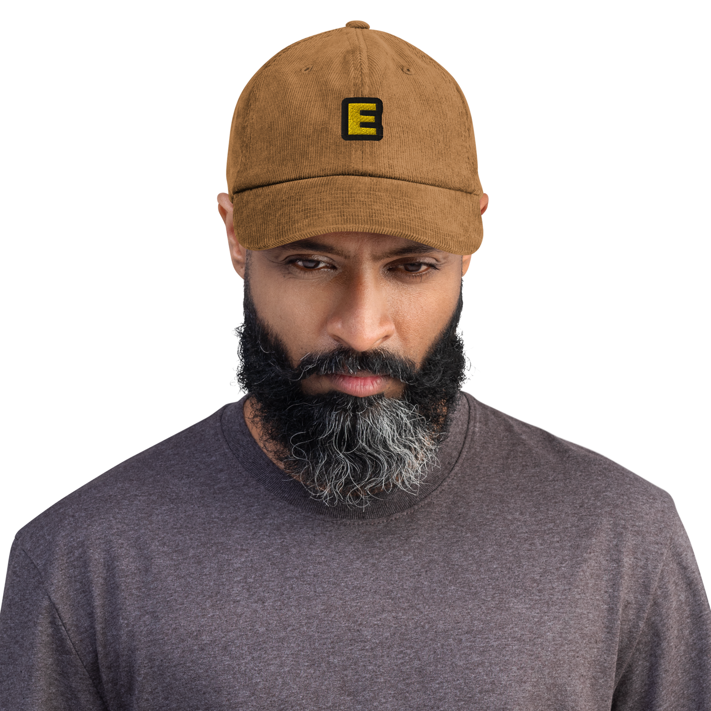 E - The letter collection - Corduroy hat