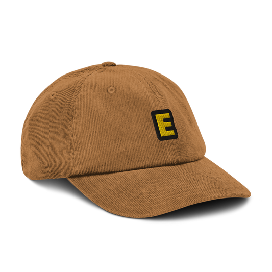 E - The letter collection - Corduroy hat