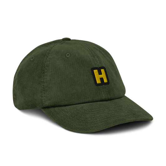 H - The letter collection - Corduroy hat