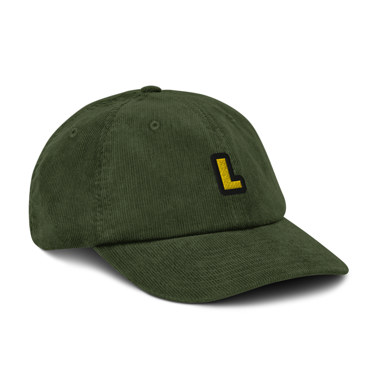 L - The letter collection - Corduroy hat