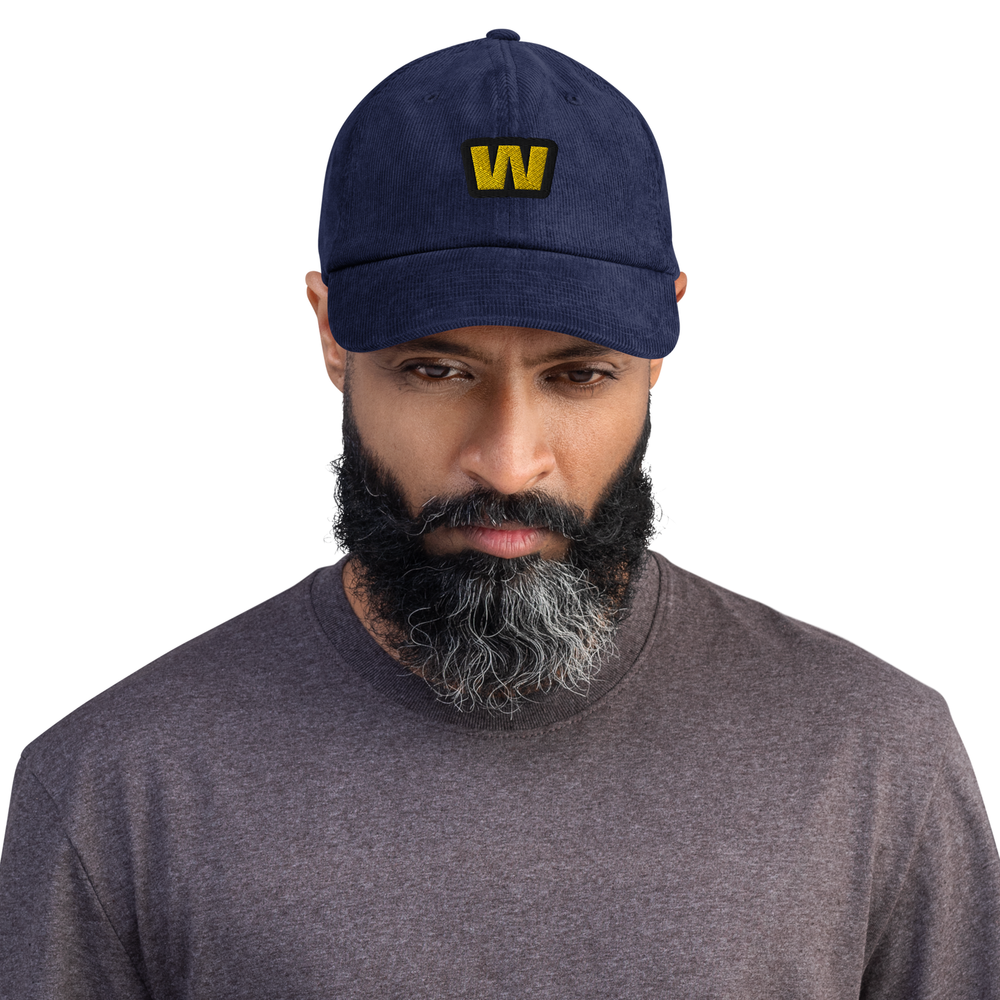 W - The letter collection - Corduroy hat