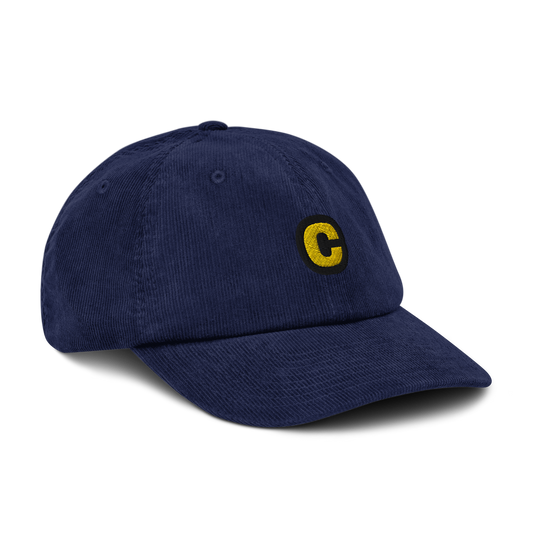 C - The letter collection - Corduroy hat