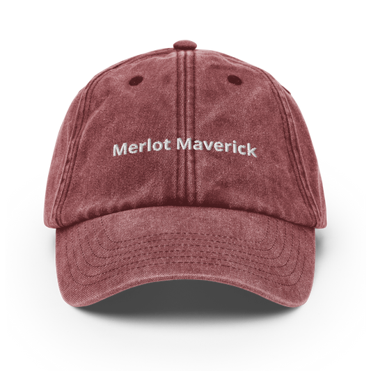 Merlot Maverick - Vintage Hat