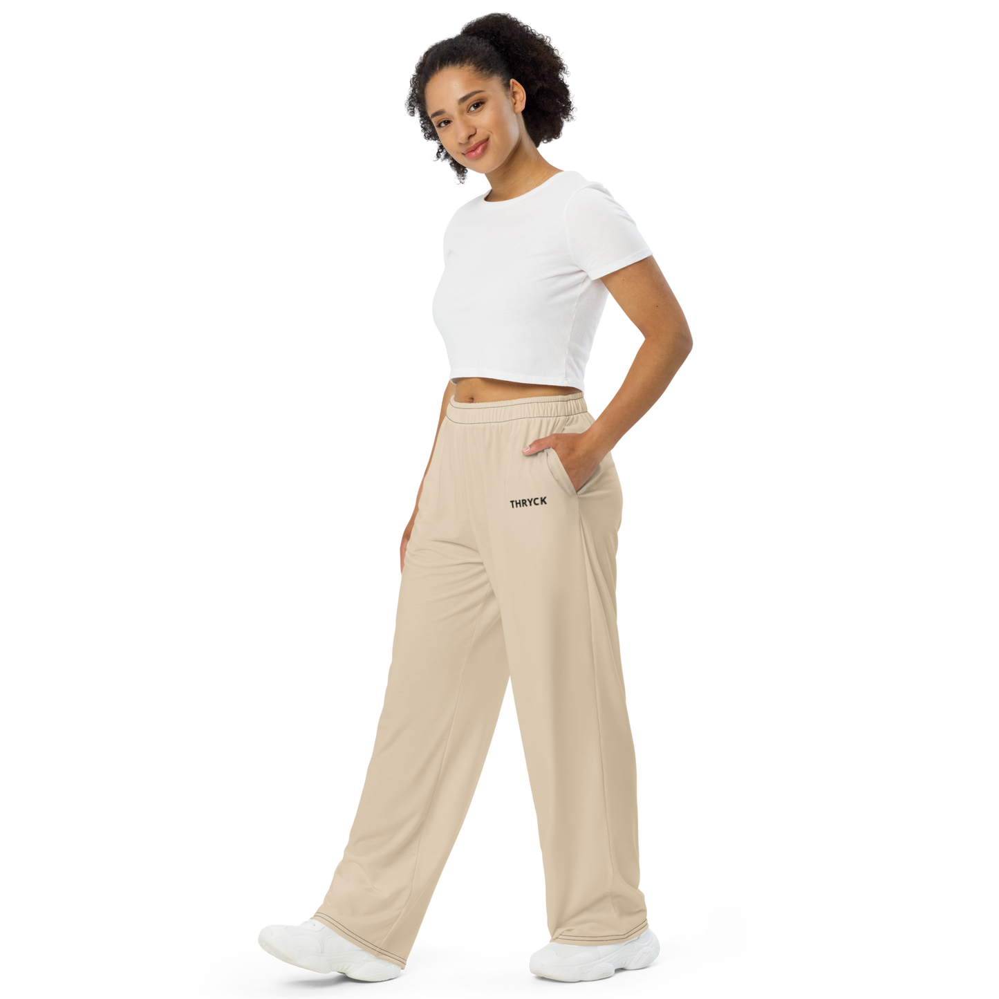 Unisex wide-leg pants