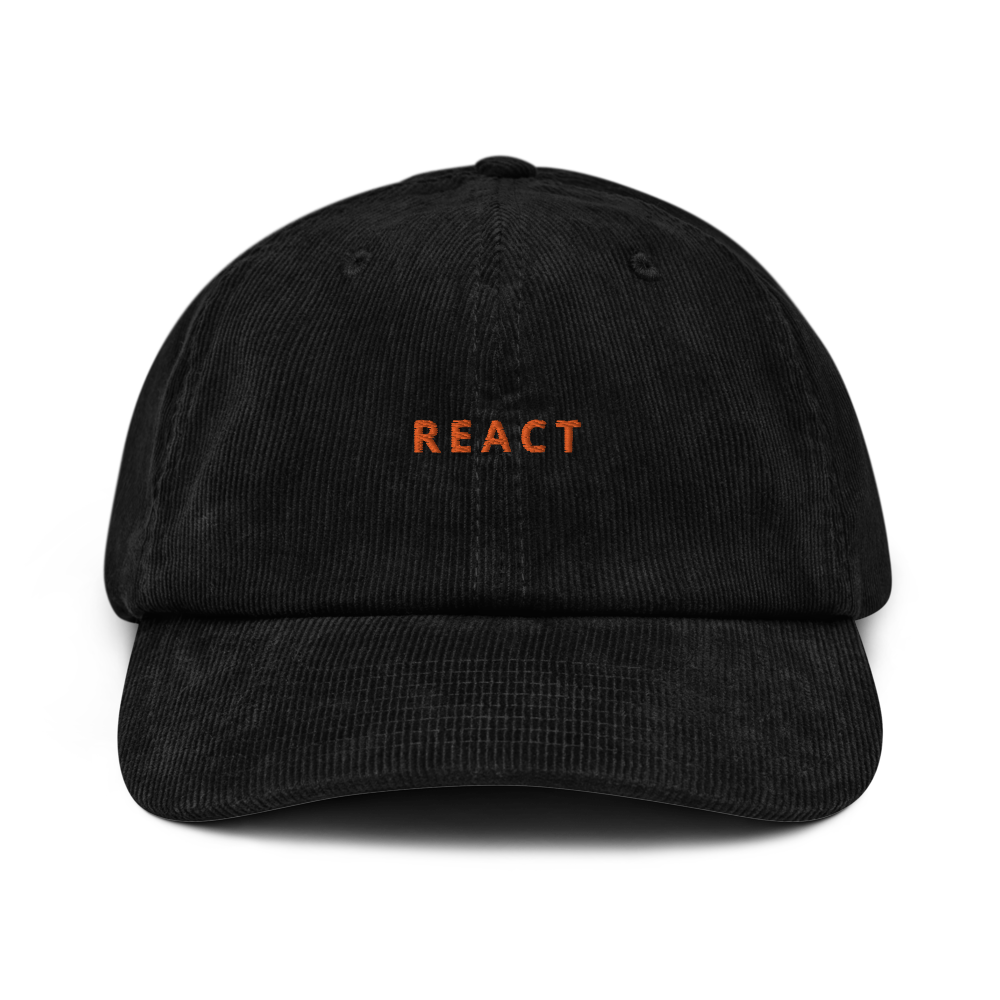 REACT -- Corduroy hat