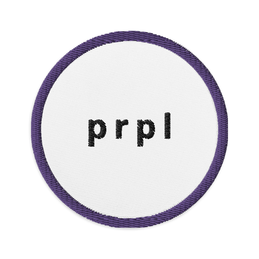 prpl - Embroidered patches