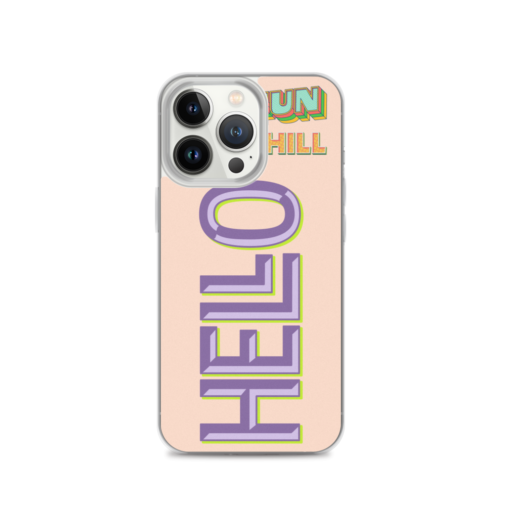 FUN, CHILL, HELLO - iPhone Case