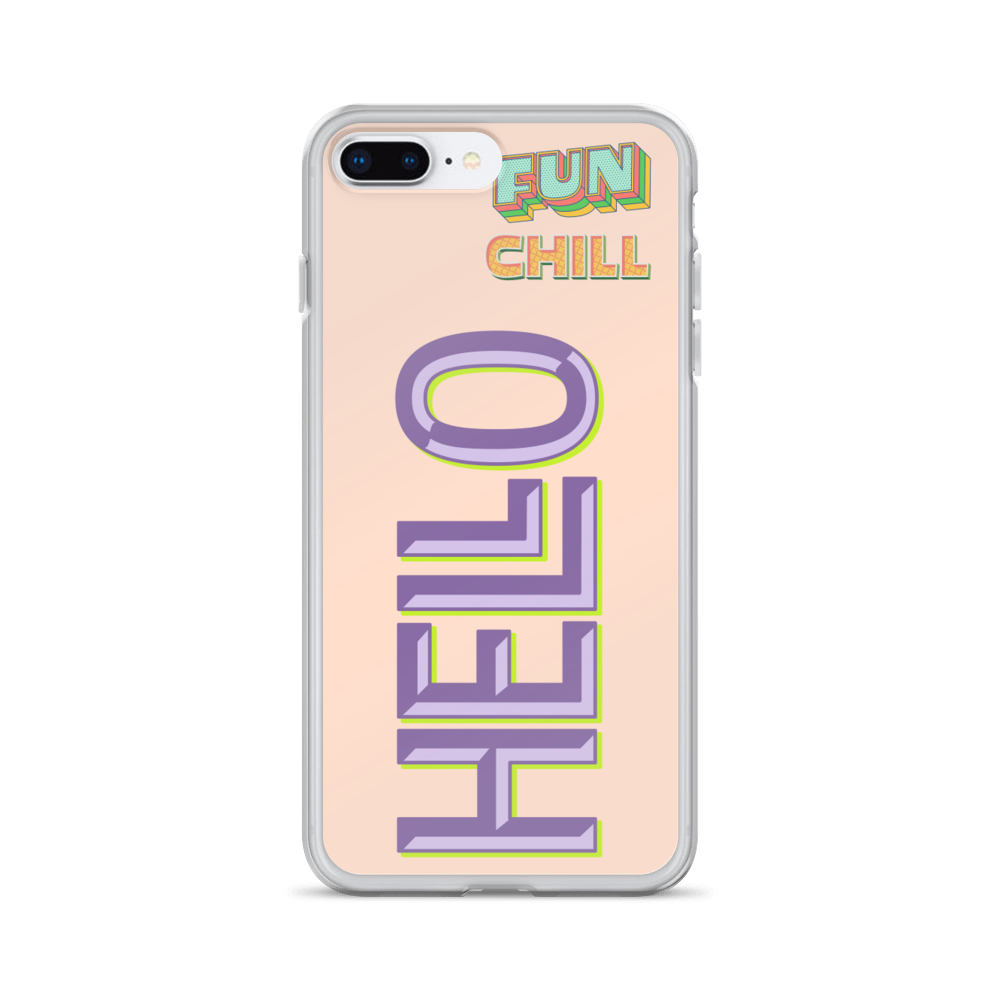 FUN, CHILL, HELLO - iPhone Case