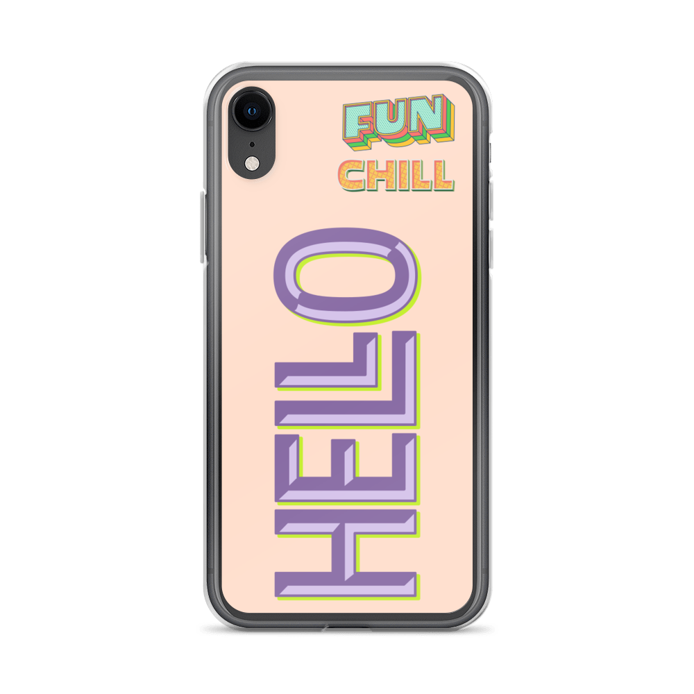 FUN, CHILL, HELLO - iPhone Case