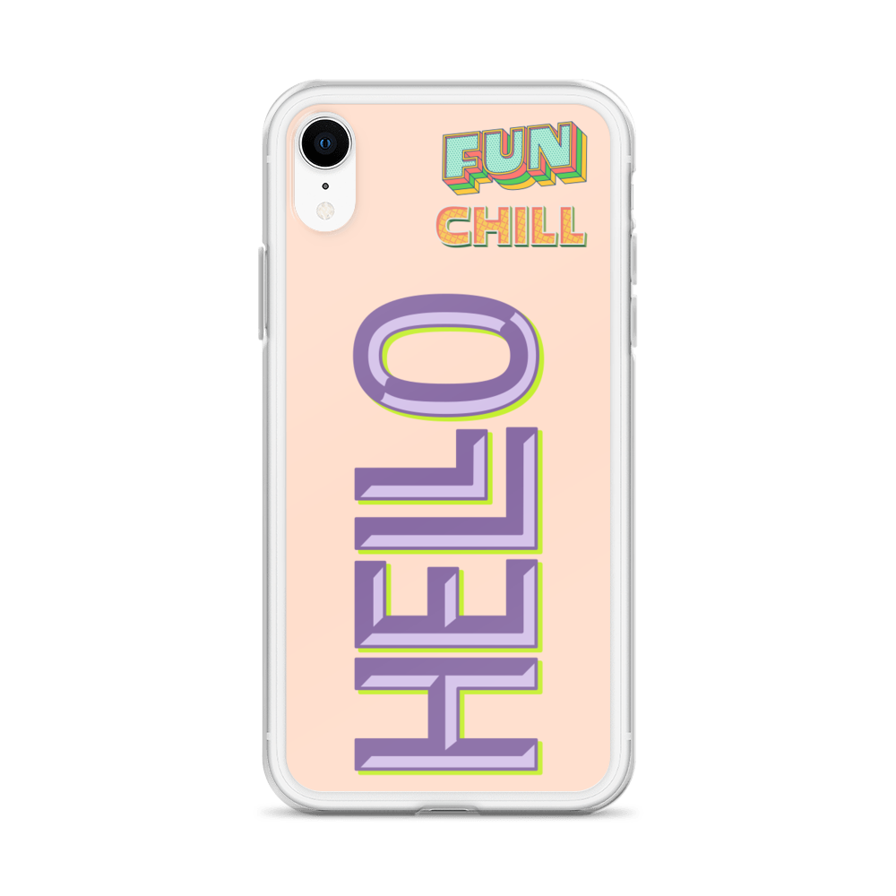 FUN, CHILL, HELLO - iPhone Case