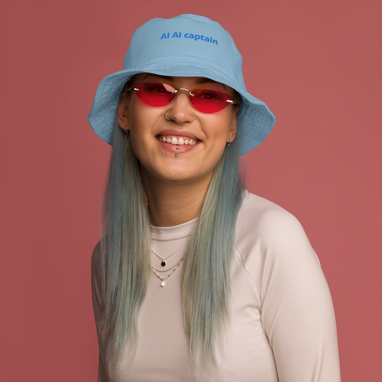 AI AI captain - Organic bucket hat