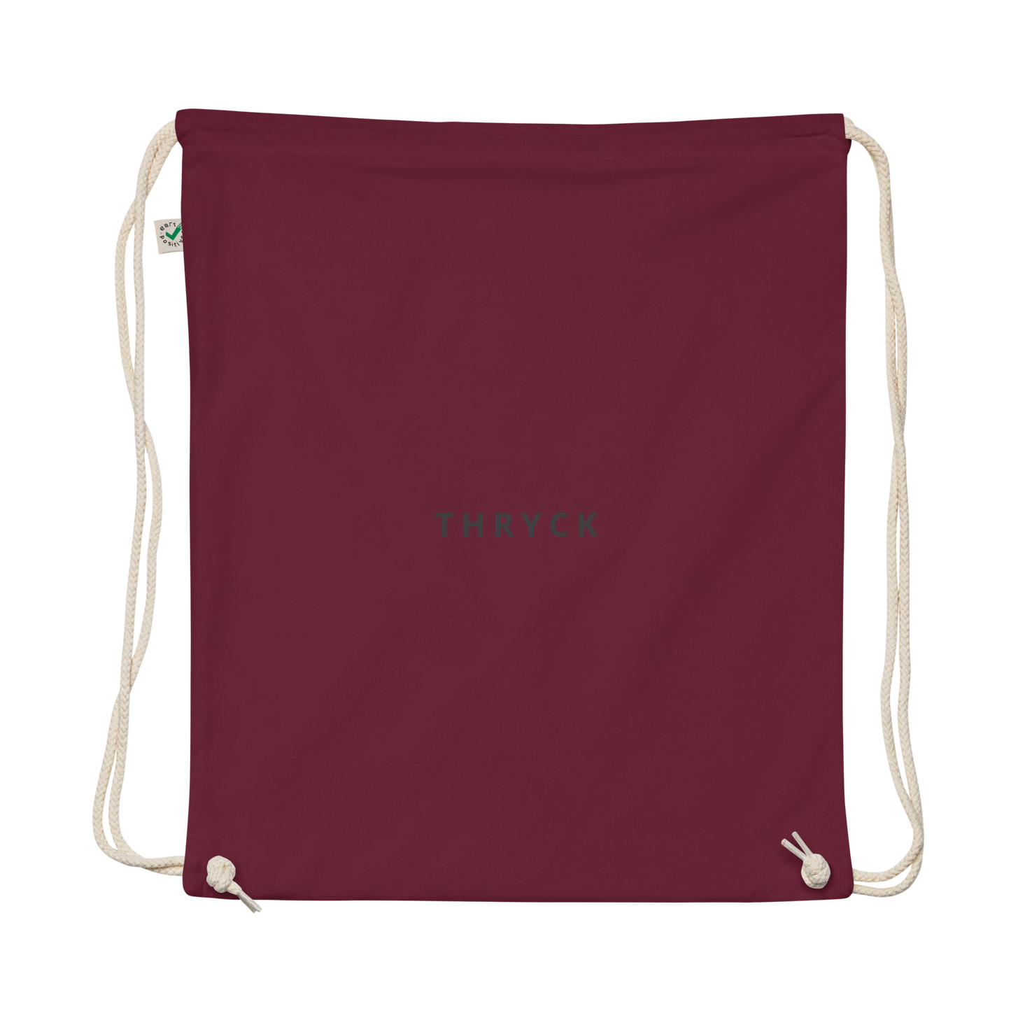 Organic cotton drawstring bag