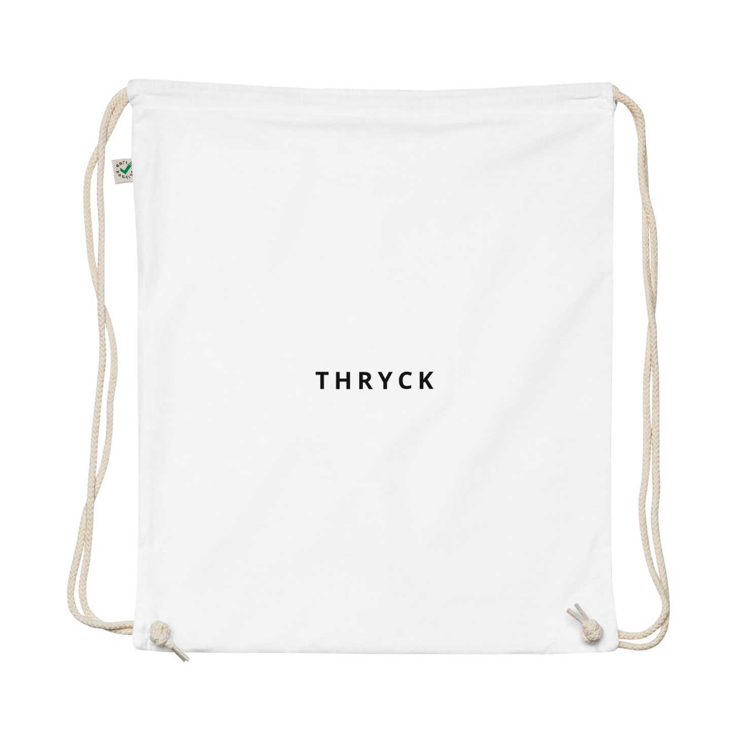 Organic cotton drawstring bag