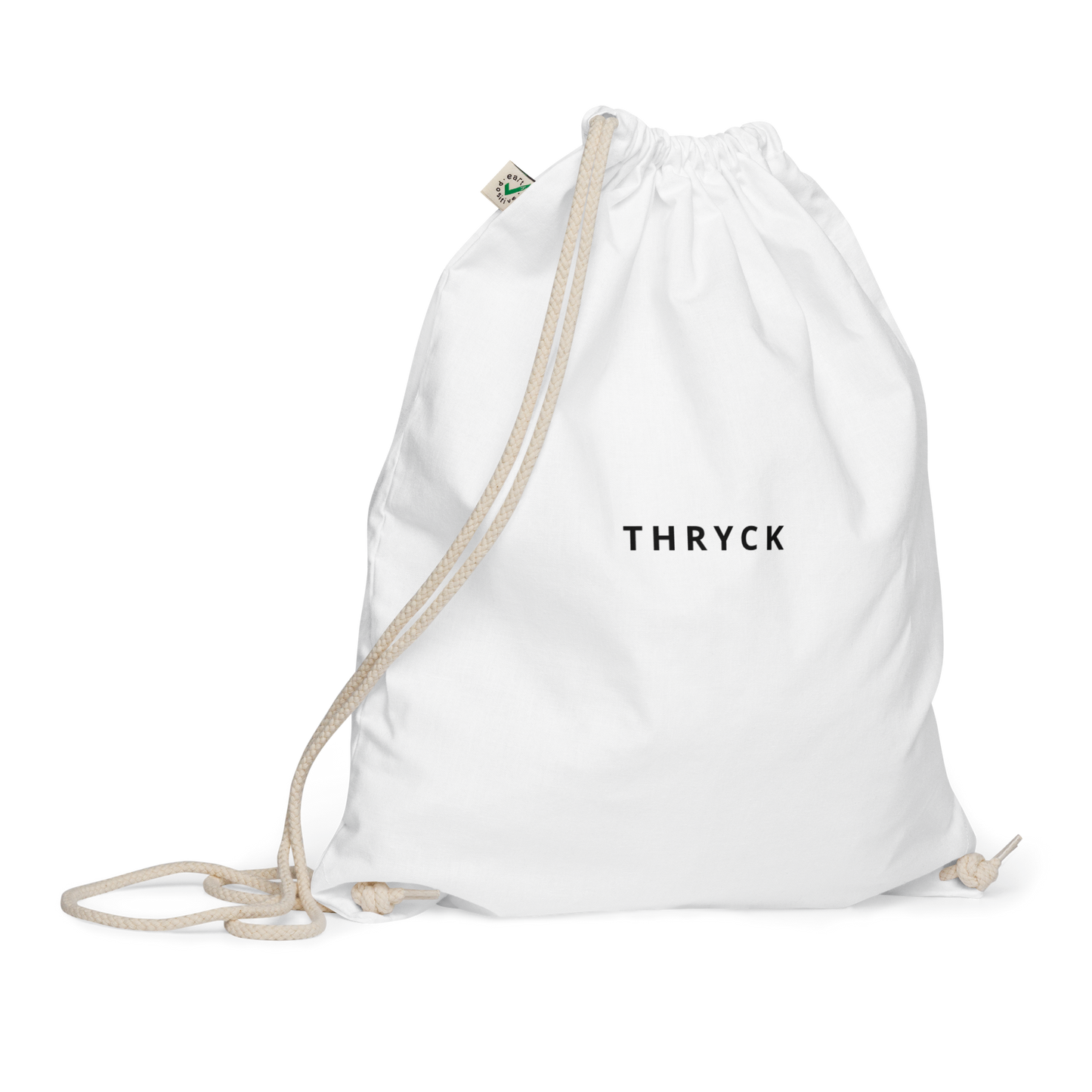 Organic cotton drawstring bag